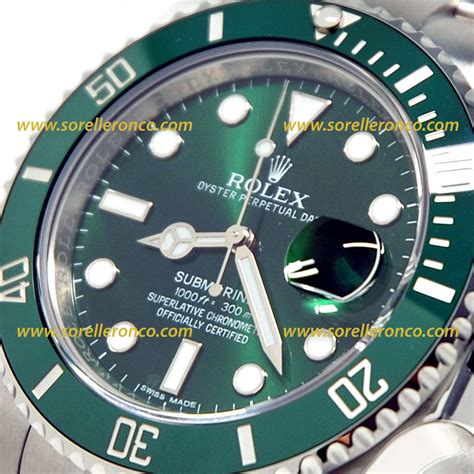 bracciale rolex ghiera prezzo|Acquista Rolex Submariner Verde su Chrono24.